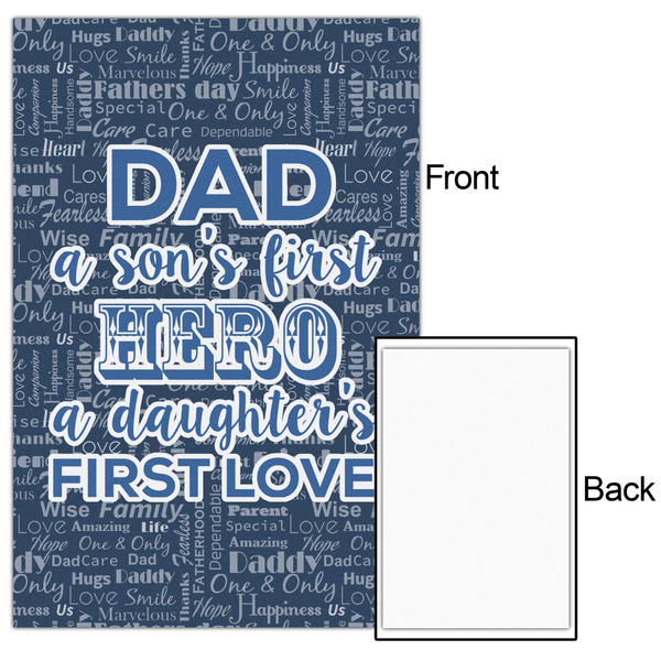 My Father My Hero 24x36 - Matte Poster - Front & Back