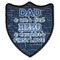 My Father My Hero Iron On Shield Patch B