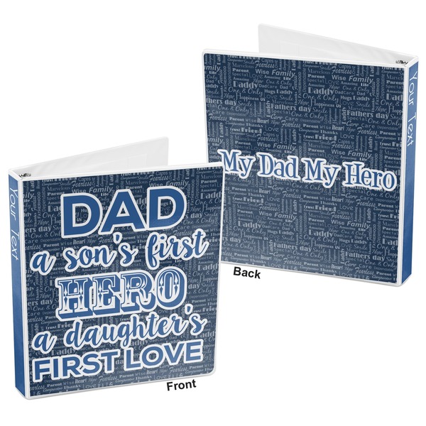 My Father My Hero 3-Ring Binder Front and Back