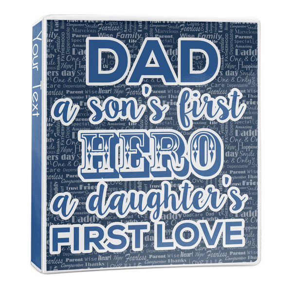 Custom My Father My Hero 3-Ring Binder - 1 inch (Personalized)