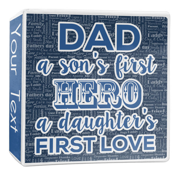 Custom My Father My Hero 3-Ring Binder - 2 inch (Personalized)