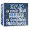 My Father My Hero 3-Ring Binder - 3 inch (Personalized)