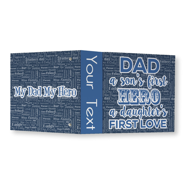 My Father My Hero 3 Ring Binders - Full Wrap - 3" - OPEN OUTSIDE