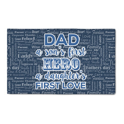 My Father My Hero 3' x 5' Patio Rug