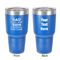 My Father My Hero 30 oz Stainless Steel Tumbler - Royal Blue - Double-Sided