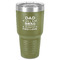 My Father My Hero 30 oz Stainless Steel Ringneck Tumbler - Olive - Front