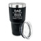 My Father My Hero 30 oz Stainless Steel Ringneck Tumblers - Black - LID OFF