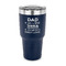 My Father My Hero 30 oz Stainless Steel Ringneck Tumblers - Navy - FRONT