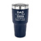 My Father My Hero 30 oz Stainless Steel Tumbler - Navy - Single Sided