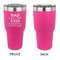 My Father My Hero 30 oz Stainless Steel Ringneck Tumblers - Pink - Single Sided - APPROVAL