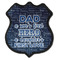 My Father My Hero Iron On Shield Patch C