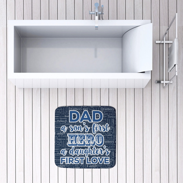 My Father My Hero 48x48 Foam Memory Mat - LIFESTYLE