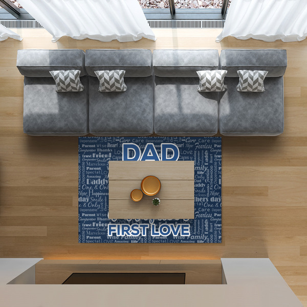 My Father My Hero 5'x7' Indoor Area Rugs - IN CONTEXT