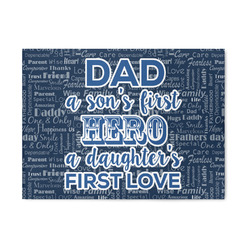 My Father My Hero Area Rug