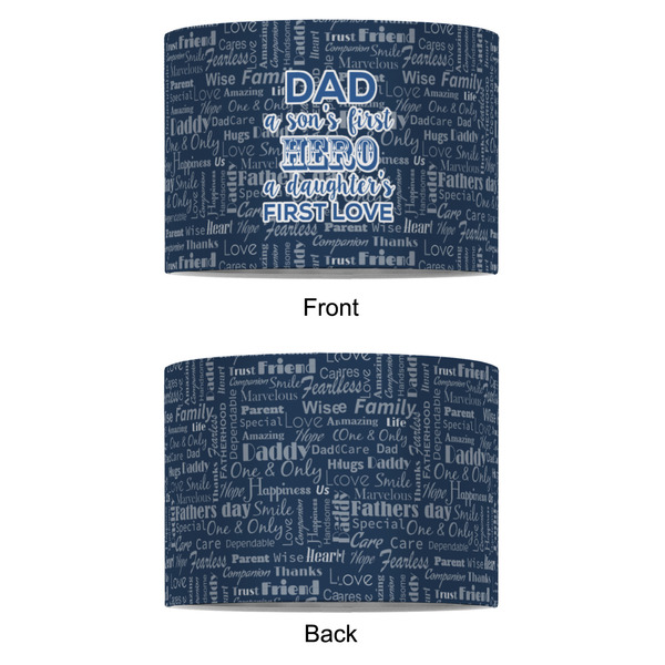 My Father My Hero 8" Drum Lampshade - APPROVAL (Fabric)