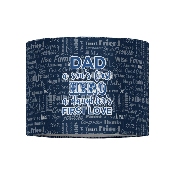 My Father My Hero 8" Drum Lampshade - FRONT (Fabric)
