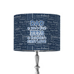 My Father My Hero 8" Drum Lamp Shade - Fabric