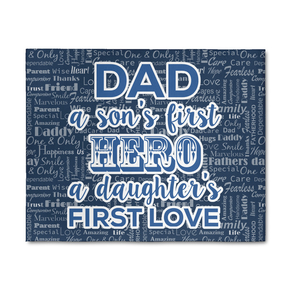 Custom My Father My Hero 8' x 10' Indoor Area Rug