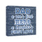 My Father My Hero 8x8 - Canvas Print - Angled View