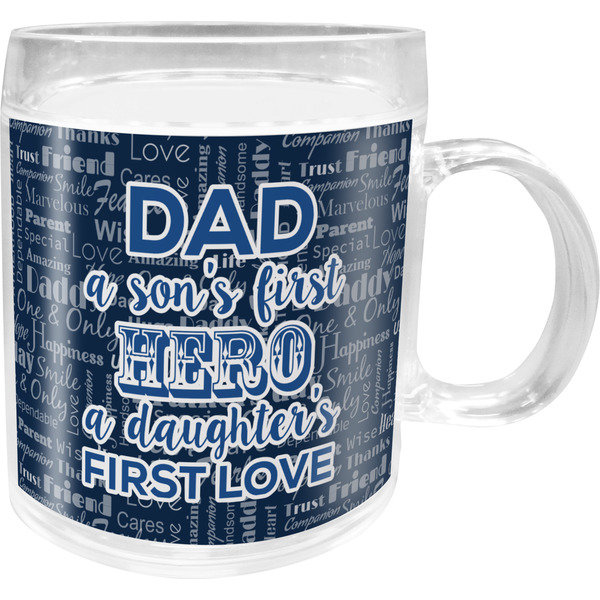 Custom My Father My Hero Acrylic Kids Mug