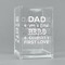 My Father My Hero Acrylic Pen Holder