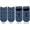My Father My Hero Adult Ankle Socks - Double Pair - Front and Back - Apvl