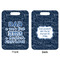 My Father My Hero Aluminum Luggage Tag (Front + Back)