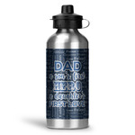 My Father My Hero Water Bottles - 20 oz - Aluminum
