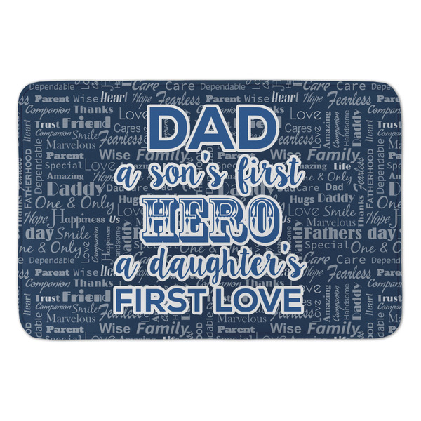 Custom My Father My Hero Anti-Fatigue Kitchen Mat