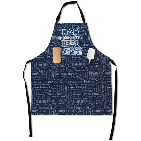 Custom My Father My Hero Apron With Pockets