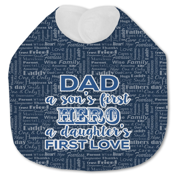 My Father My Hero Baby Bib - AFT closed