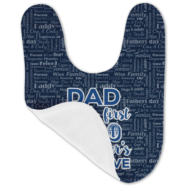 My Father My Hero Baby Bib - AFT folded