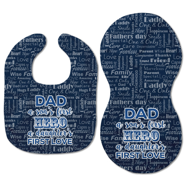 My Father My Hero Baby Bib & Burp Set - Approval (new bib & burp)