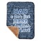 My Father My Hero Sherpa Baby Blanket - 30" x 40"