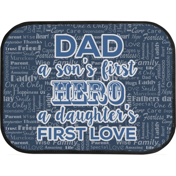 My Father My Hero Back Seat Car Mat