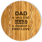 My Father My Hero Bamboo Cutting Board