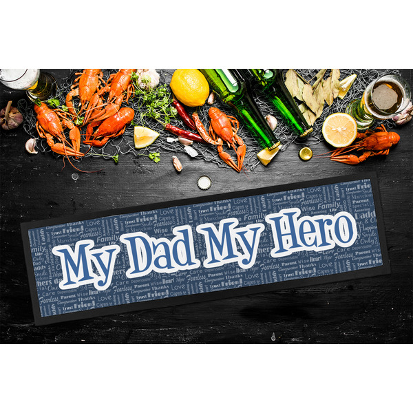My Father My Hero Bar Mat - Large - LIFESTYLE
