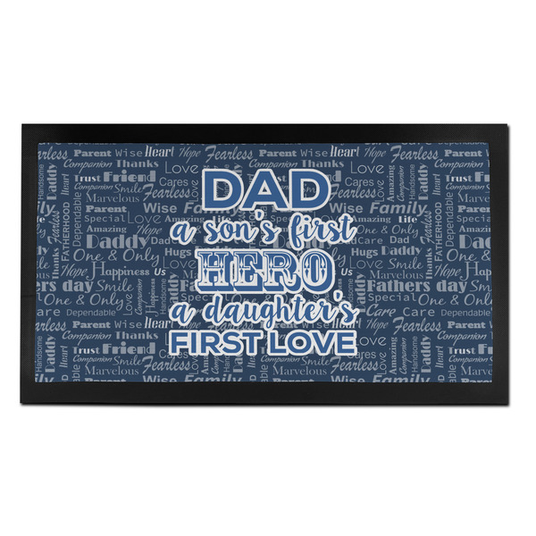 My Father My Hero Bar Mat - Small - FRONT
