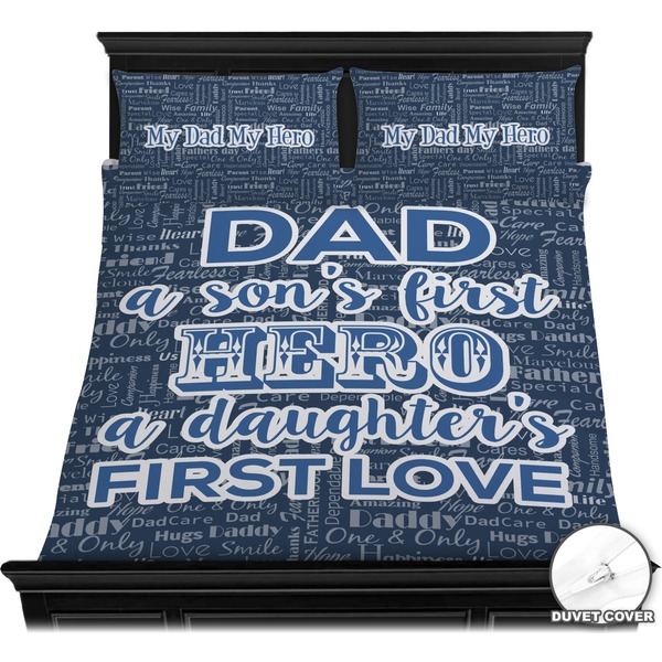 My Father My Hero Bedding Set (Queen) - Duvet