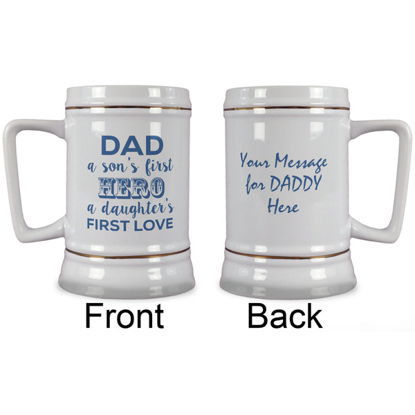 My Father My Hero Beer Stein - Approval