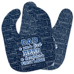 My Father My Hero Baby Bib