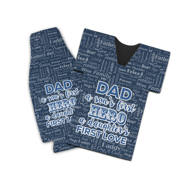Custom My Father My Hero Bottle Cooler