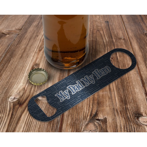 My Father My Hero Bottle Opener - In Use