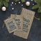 My Father My Hero Burlap Gift Bags - LIFESTYLE (Flat lay)