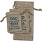 My Father My Hero Burlap Gift Bags - (PARENT MAIN) All Three