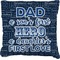 My Father My Hero Faux-Linen Throw Pillow 20"