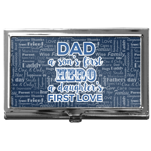 Custom My Father My Hero Business Card Case