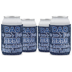My Father My Hero Can Cooler (12 oz) - Set of 4