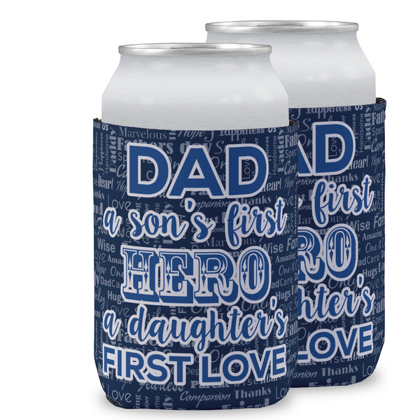 Custom My Father My Hero Can Cooler (12 oz)