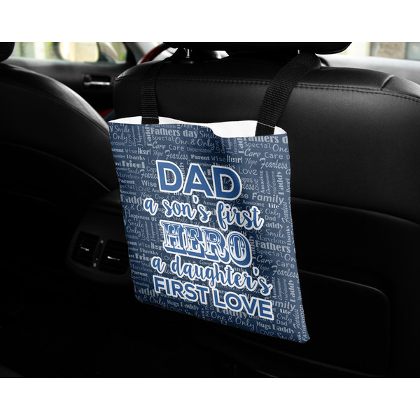 My Father My Hero Car Bag - In Use